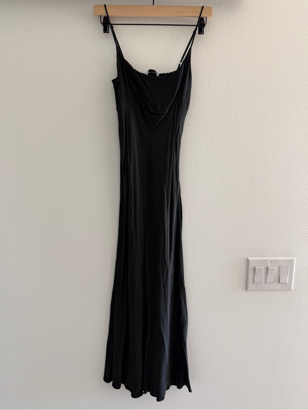 Rumored Sleek Black Maxi Dress